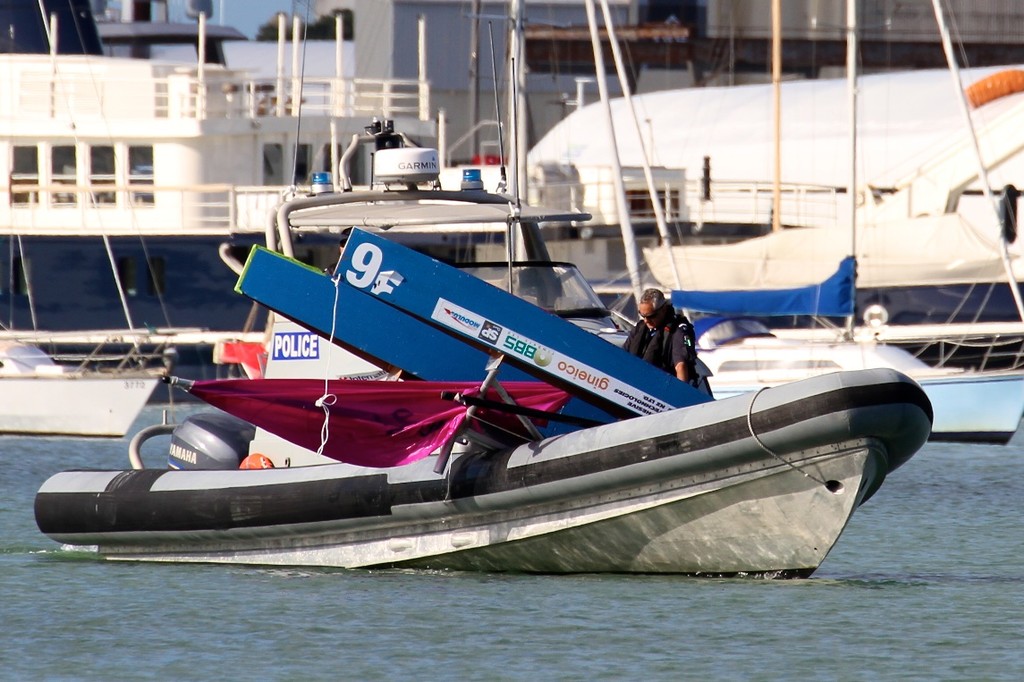 Rescue crews did a sterling job all day - 2012 Marine Trades Challenge &copy; Richard Gladwell www.photosport.co.nz
